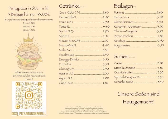 Bild von SQ PIZZA, BURGER & GRILL